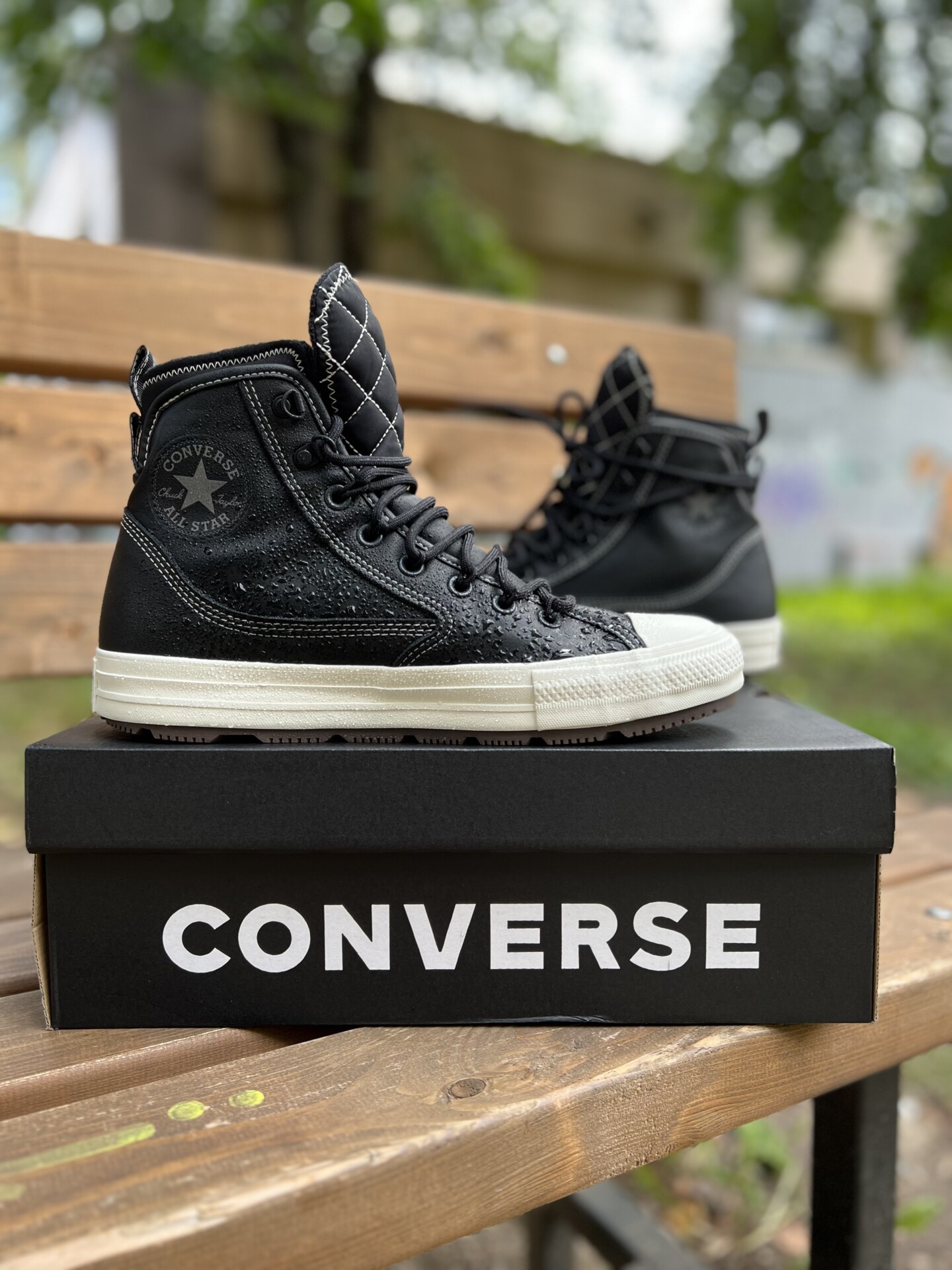 Converse зимние теплые водонепроницаемые 168863C черные