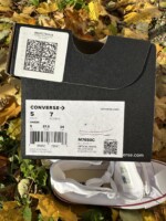 Converse M7650C белые высокие кеды converse M7650C этикетка на коробке