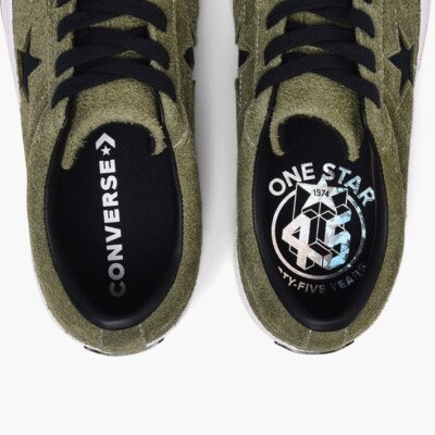 converse one star ox 163249c field surplus black white 3