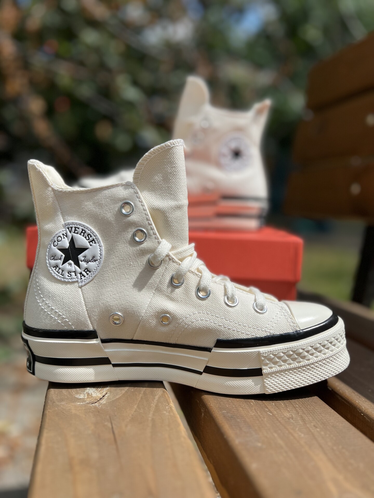 Converse Chuck 70 Plus A00915c белые высокие купить Минск 2694