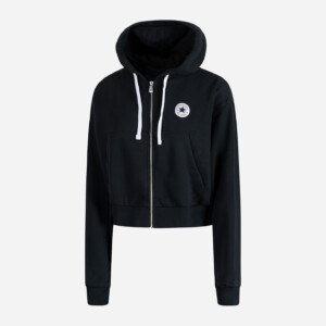 Converse hoodie full zip черная 10025888 A01 оригинал минск