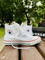 белые конверсы Кеды Converse M7650C белые высокие optical white оригинал