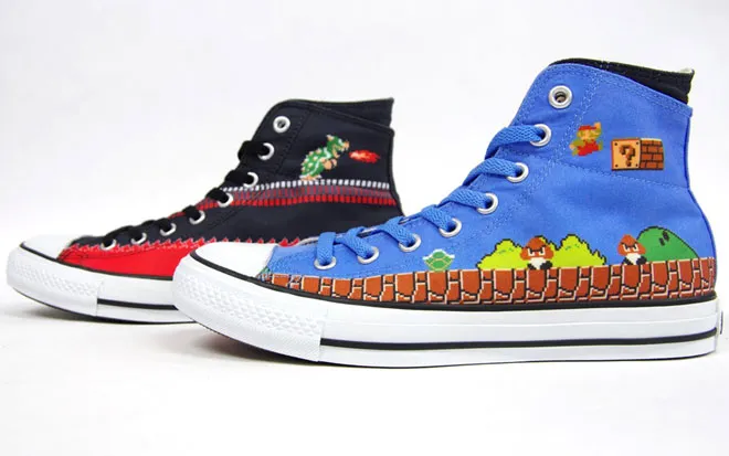 converse x nintendo 25 years anniversary