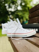 Кеды Converse M7650C белые высокие optical white оригинал белые высокие конверсы Минск