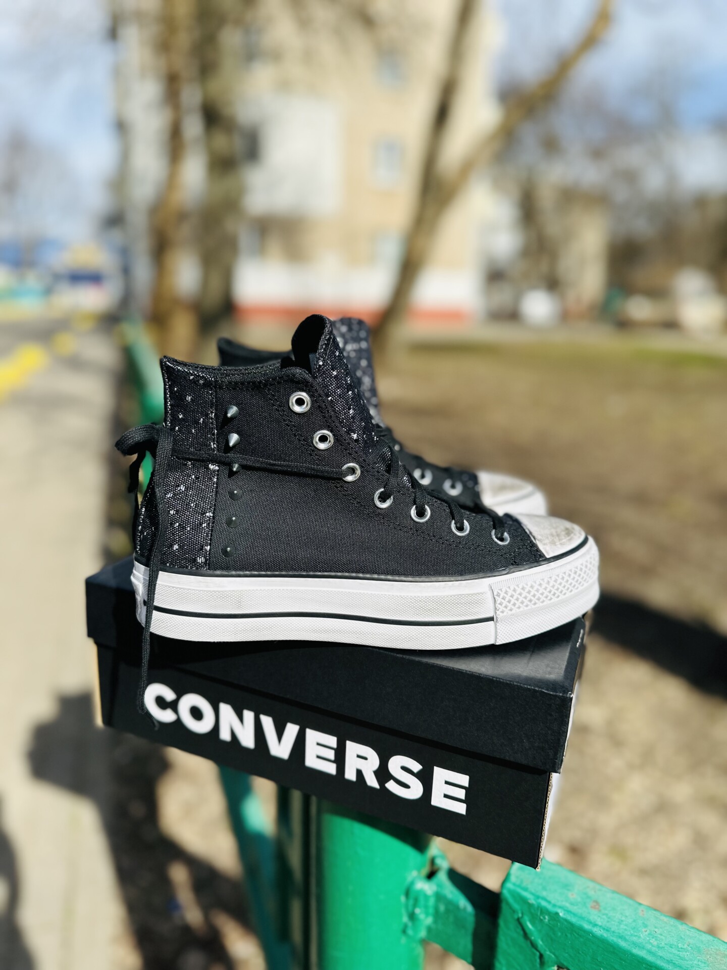 Converse на платформе Platform черные высокие A06450C кеды Converse на платформе Platform черные высокие A06450C купить в Минске