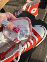 кеды converse с сердцем красные A09117C высокие купить в минске