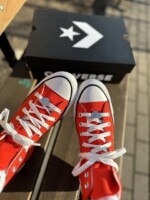 кеды конверс A09117C с сердечком красные высокие купить в минске