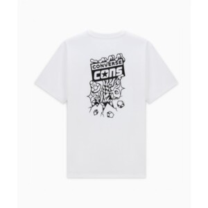 Футболка белая с принтом Converse Cons 10026689 A02 оригинал купить в минске