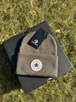 Шапка Converse коричневая Patch Beanie 10022137 A22 купить в Минске