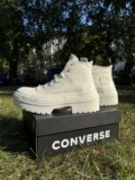 Кеды Converse Chuck Taylor All Star Lugged Heel Leather Platform A10370C кожаные конверсы Минск
