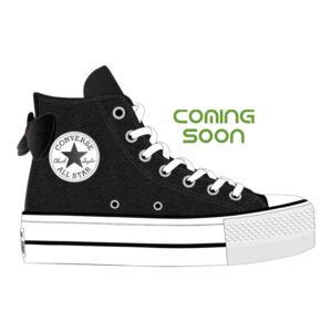 Кеды Converse Chuck Taylor All Star Lift A14828C с бантом черные высокие оригинал купить в Минске