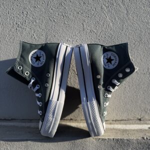 Converse зеленые высокие на платформе A12596C