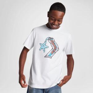 Футболка Converse 10027996 A02 белая с принтом купить в минске
