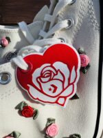 Кеды Converse Chuck 70 бежевые высокие A10637C святой валентин