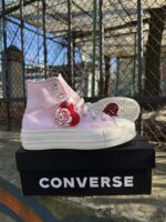 Кеды Converse Chuck Taylor All Star Lift A13652C с сердечком розовые высокие limited edition купить в Минске