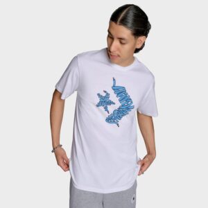 Футболка converse CVM5T180-WHT белая