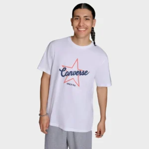Футболка Converse CVM5T183-WHT белая