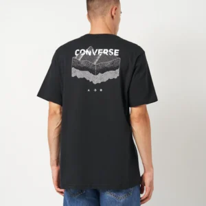 Футболка Converse удлиненная CVM5T195-BLK черная