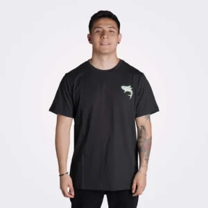 Футболка Converse CVM5T189-BLK черная с акулой