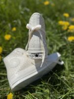 Кеды Converse A16402C Chuck 70 Woven Leather бежевые кожаные высокие