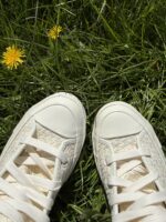 Кеды Converse A16402C Chuck 70 Woven Leather бежевые кожаные высокие