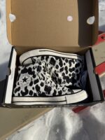 Кеды Converse A17919C Cow Print черно-белые высокие