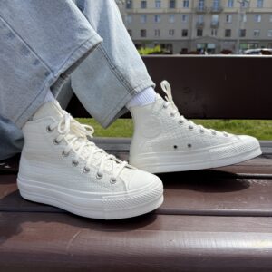 Кеды Converse A19746C Lift Mono Leather Platform Crocodile