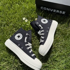 Кеды Converse A17787C Lift Hi Black с бисером